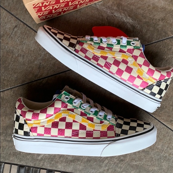 • VANS OLD SKOOL GLITER CHECK MULTITRWHT WMNS - Picture 13 of 16